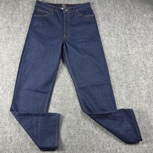 Walls FR Jeans Mens 32x32 Blue Dark Wash Flame Resistant Workwear Denim